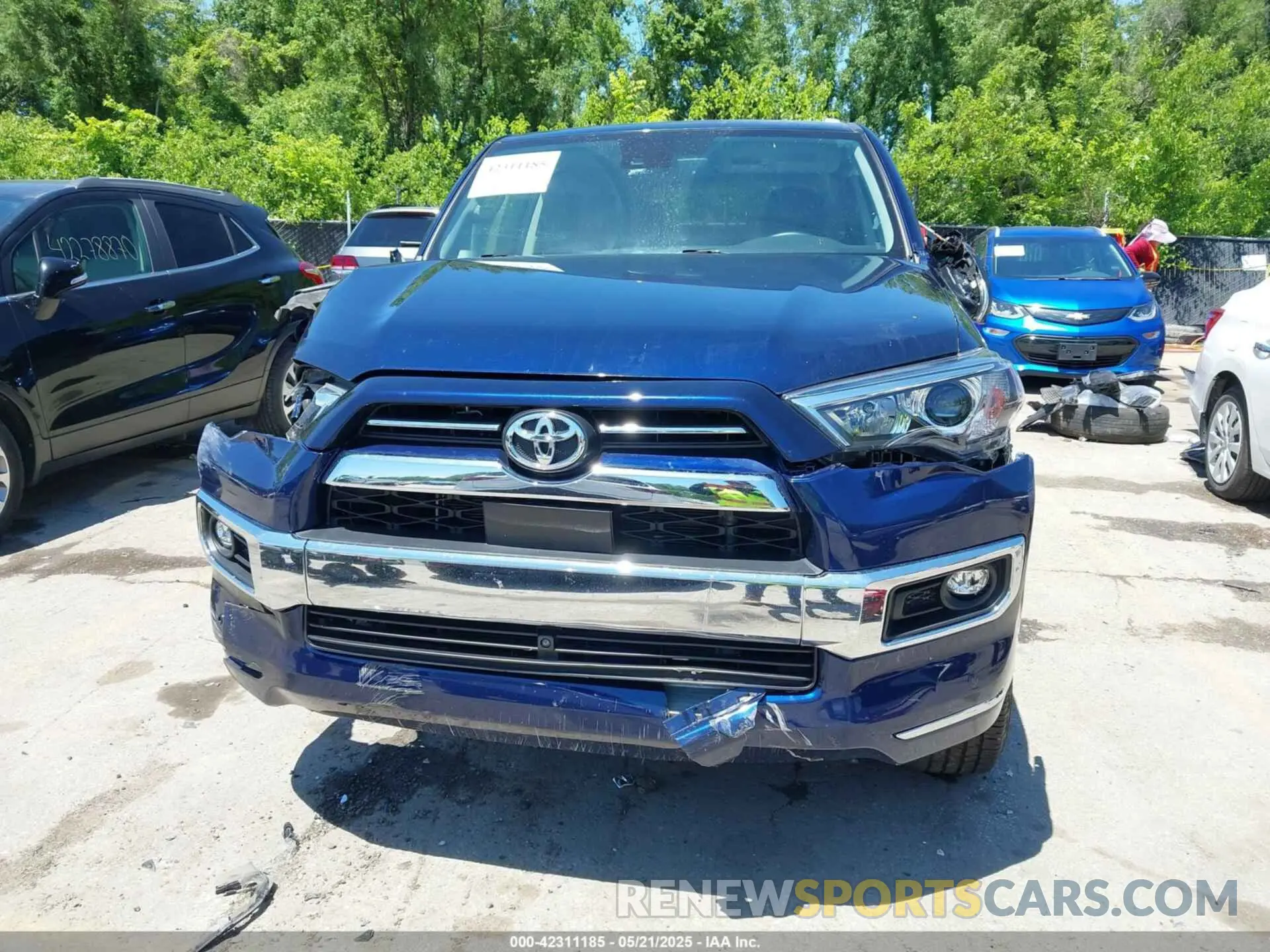 18 fotografías del automóvil dañado JTEKU5JR8N5983832 TOYOTA 4RUNNER 2022