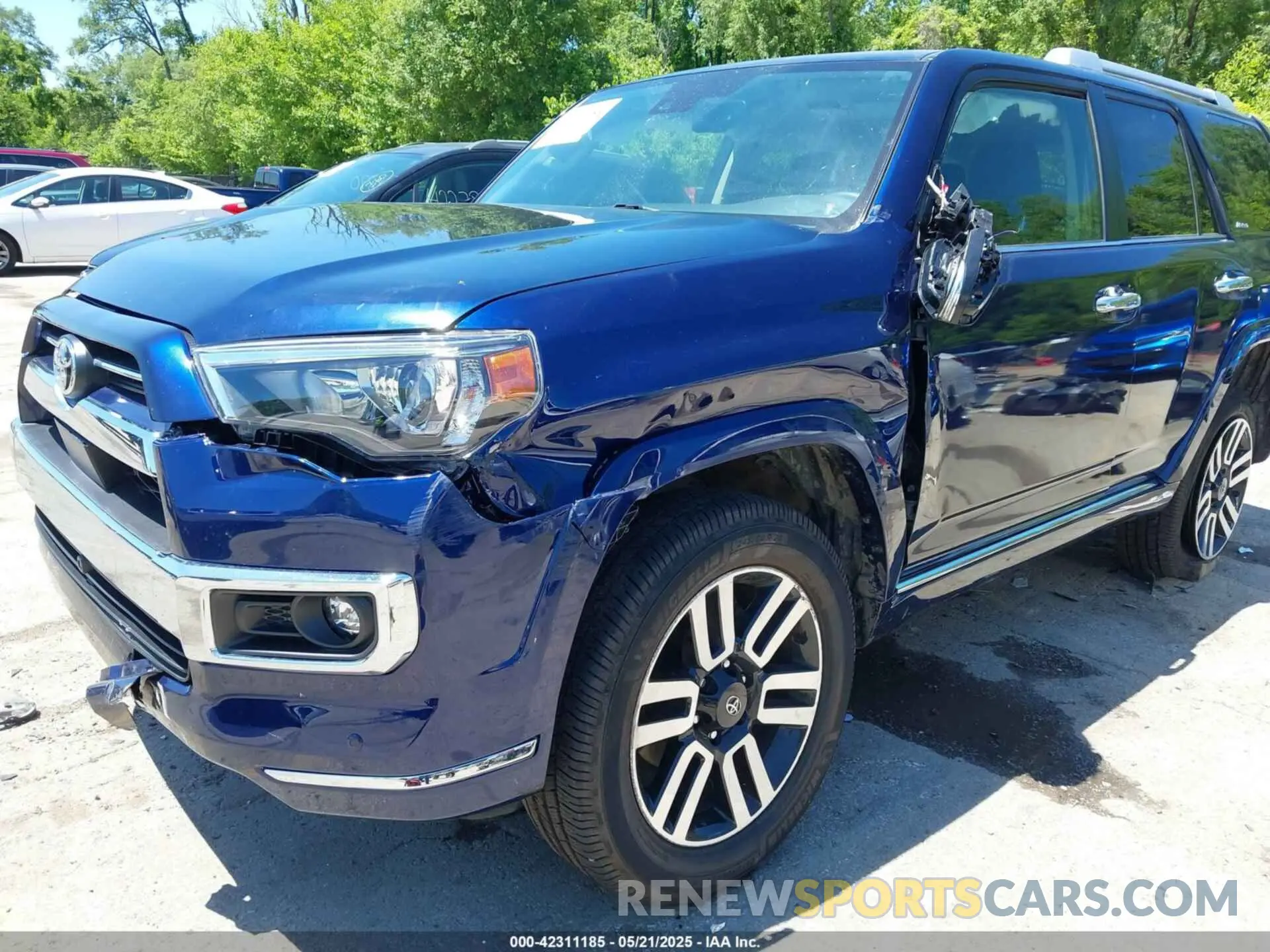 19 fotografías del automóvil dañado JTEKU5JR8N5983832 TOYOTA 4RUNNER 2022