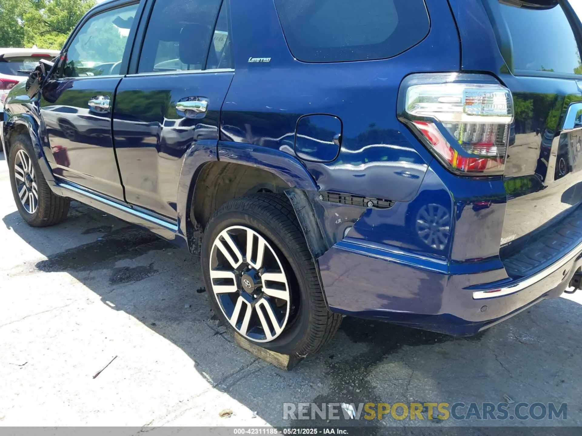 20 fotografías del automóvil dañado JTEKU5JR8N5983832 TOYOTA 4RUNNER 2022