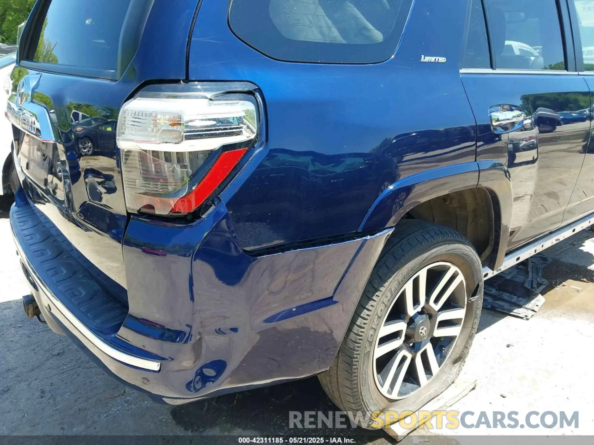 21 fotografías del automóvil dañado JTEKU5JR8N5983832 TOYOTA 4RUNNER 2022