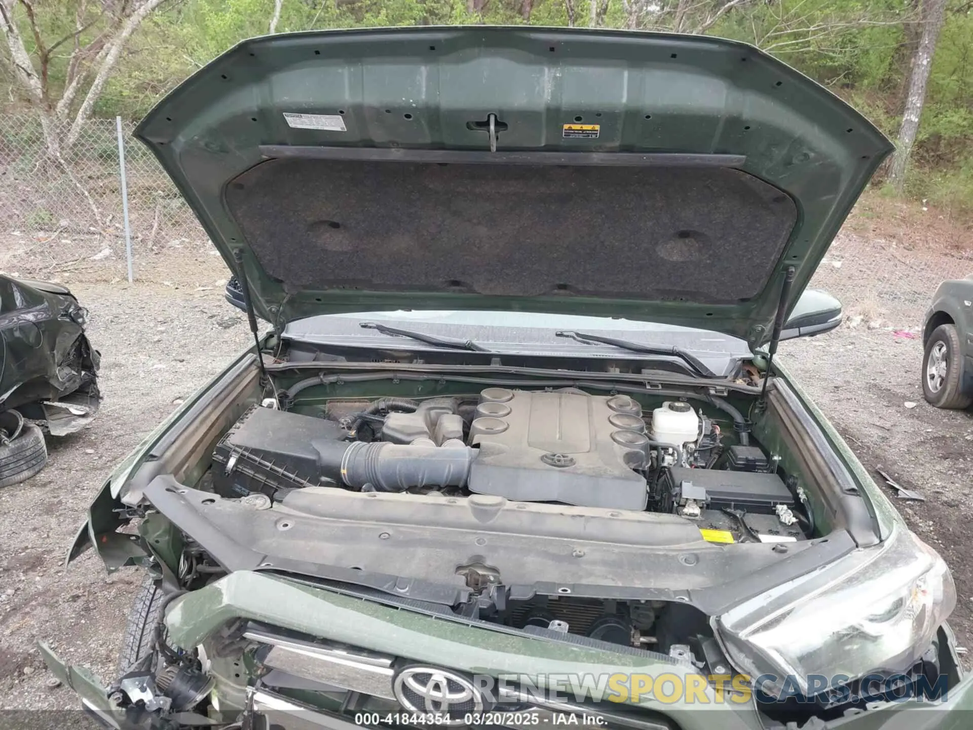 10 fotografías del automóvil dañado JTEKU5JR8N6075567 TOYOTA 4RUNNER 2022
