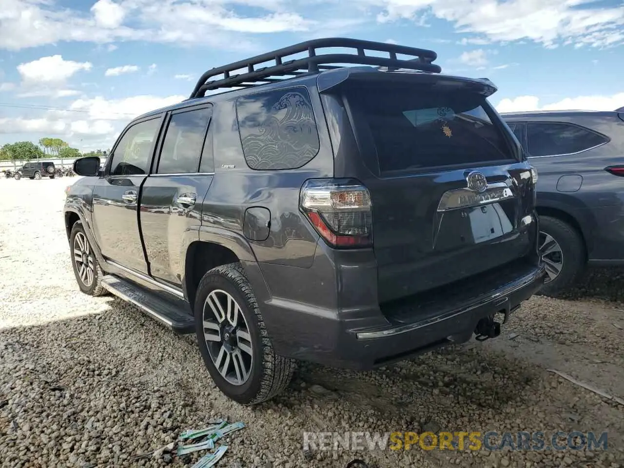 3 fotografías del automóvil dañado JTEKU5JR9N6022490 TOYOTA 4RUNNER 2022