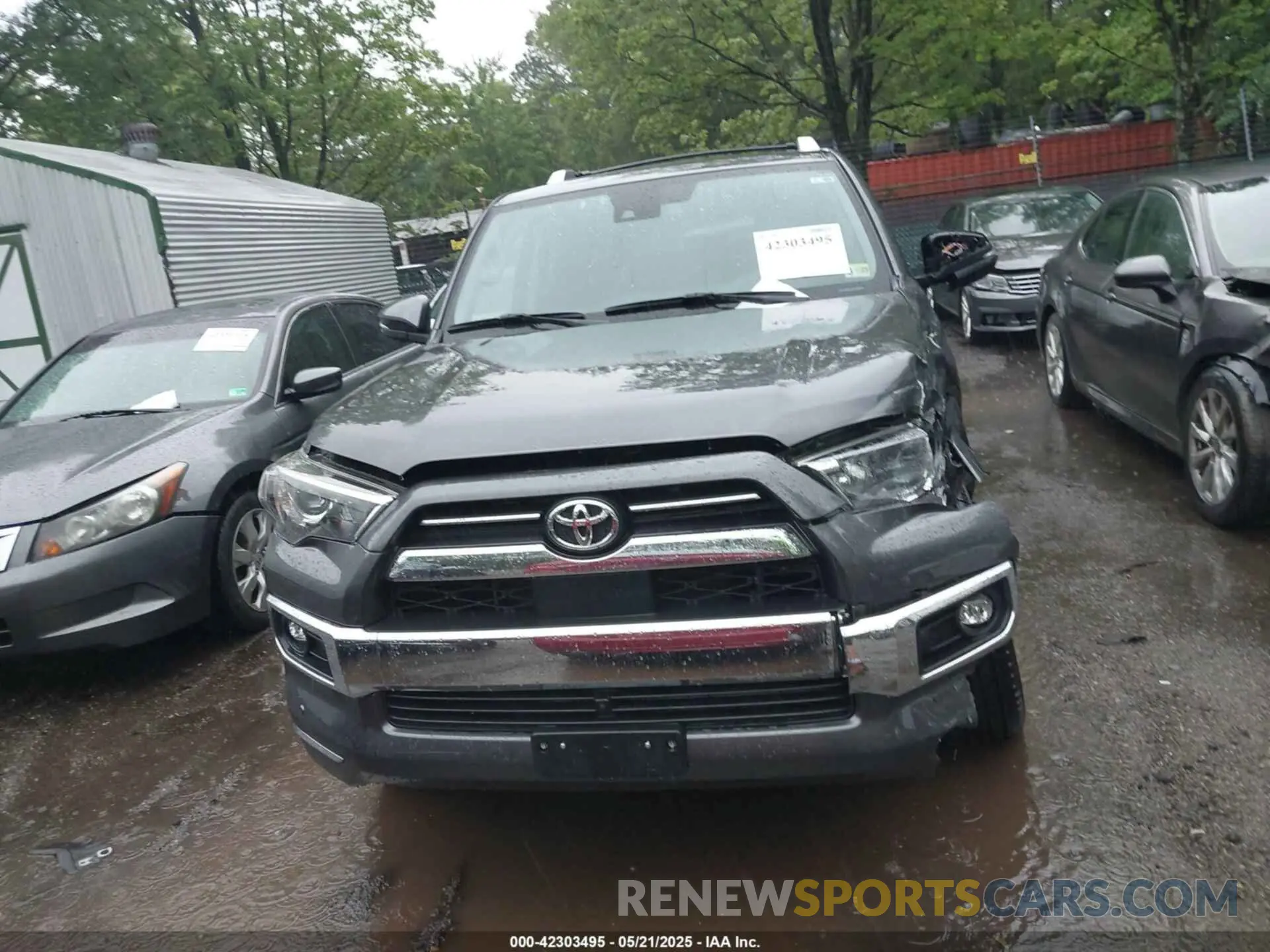 12 fotografías del automóvil dañado JTEKU5JR9N6072872 TOYOTA 4RUNNER 2022