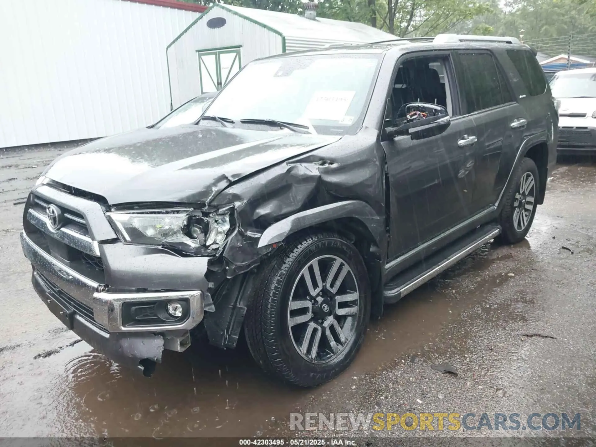 6 fotografías del automóvil dañado JTEKU5JR9N6072872 TOYOTA 4RUNNER 2022