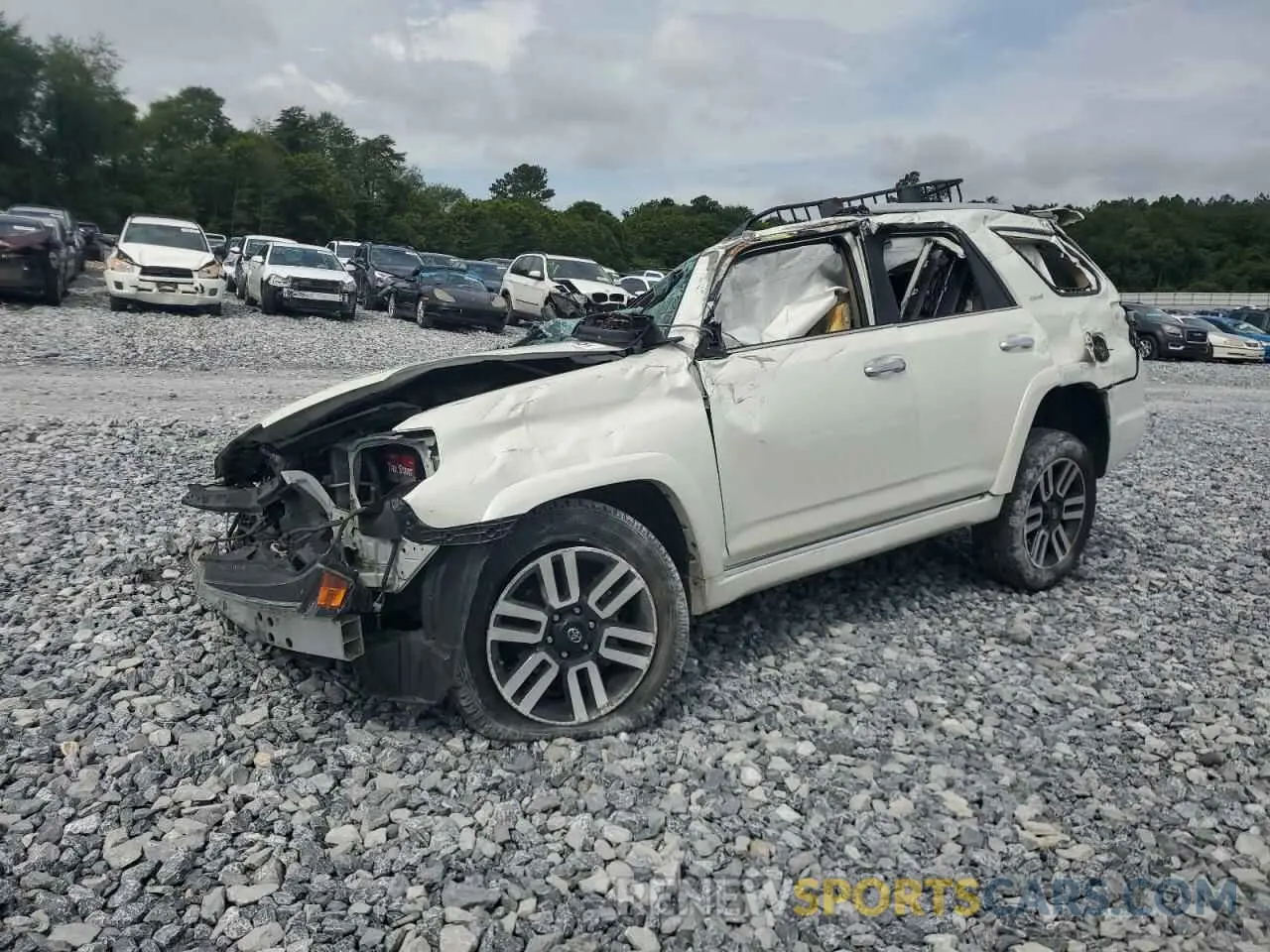 1 fotografías del automóvil dañado JTEKU5JRXN6005410 TOYOTA 4RUNNER 2022