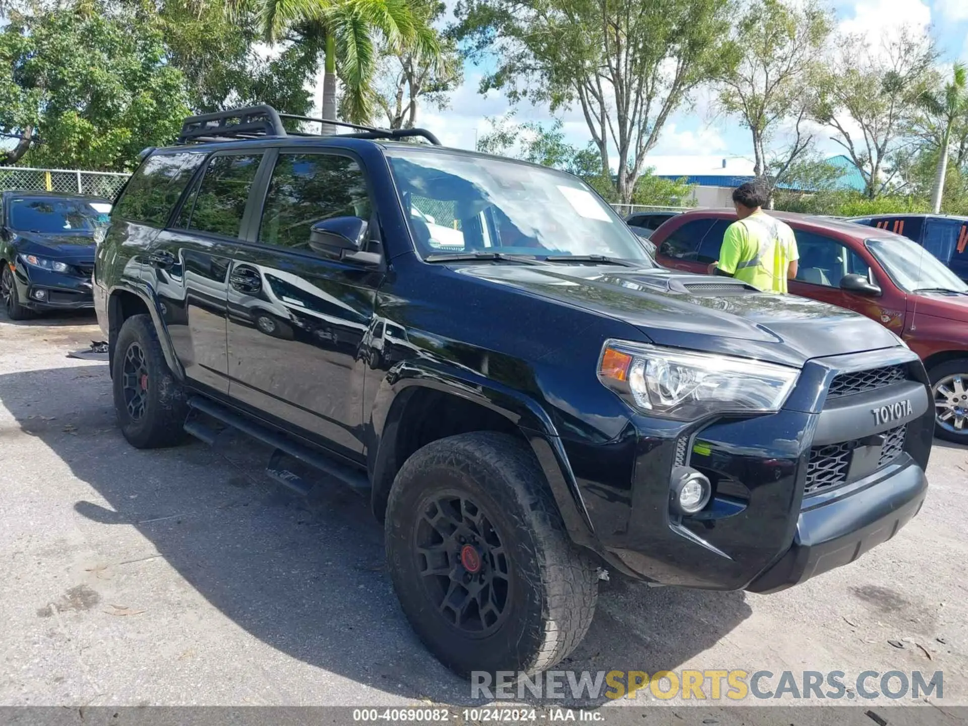 1 fotografías del automóvil dañado JTELU5JR1N5974653 TOYOTA 4RUNNER 2022