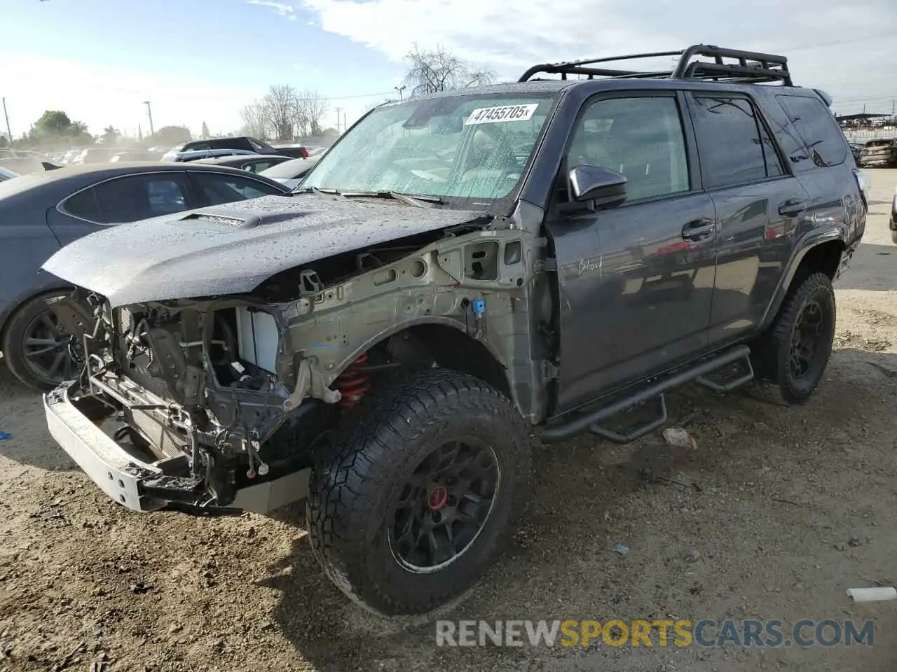 1 fotografías del automóvil dañado JTELU5JR8N5987495 TOYOTA 4RUNNER 2022