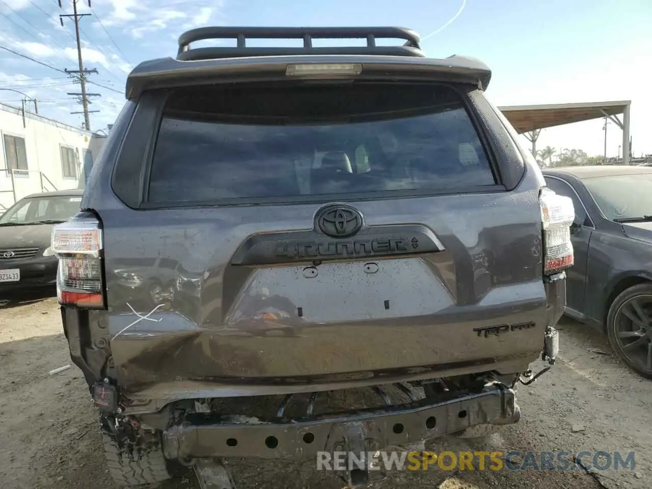 6 fotografías del automóvil dañado JTELU5JR8N5987495 TOYOTA 4RUNNER 2022
