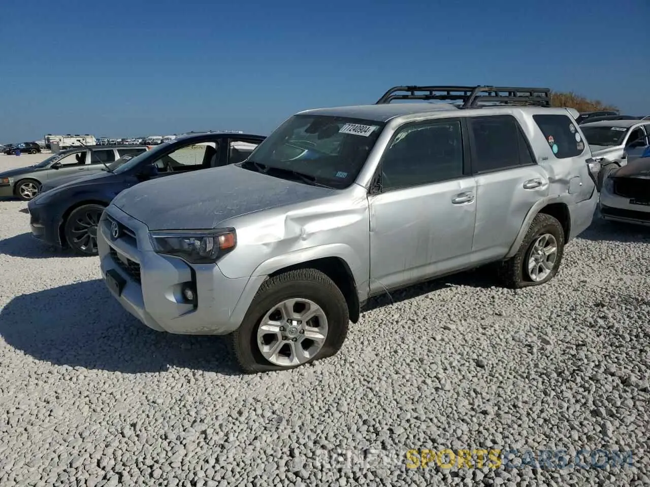 1 fotografías del automóvil dañado JTEMU5JR0N5983543 TOYOTA 4RUNNER 2022
