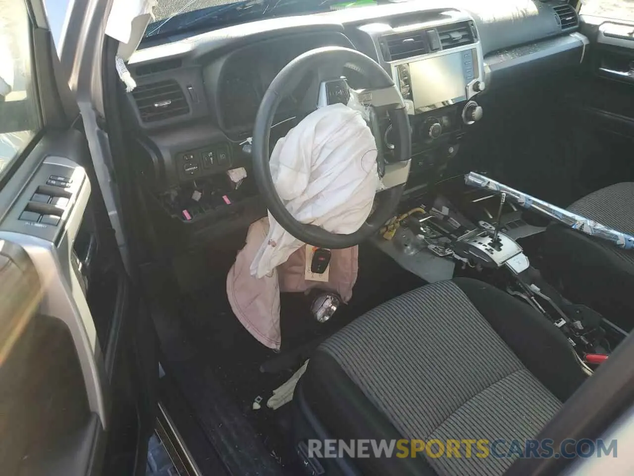 8 fotografías del automóvil dañado JTEMU5JR0N6063230 TOYOTA 4RUNNER 2022