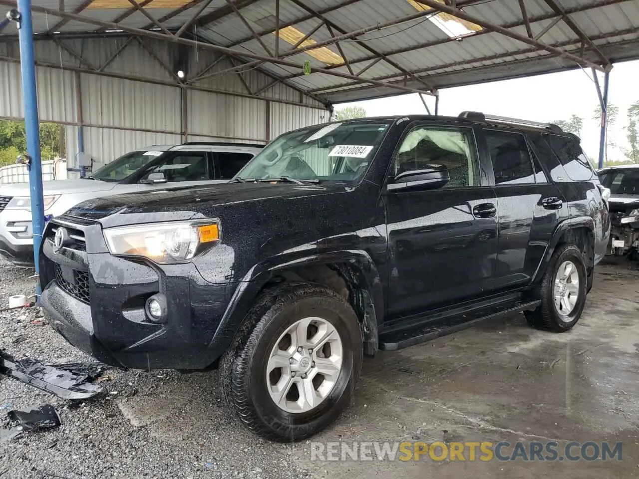 1 fotografías del automóvil dañado JTEMU5JR2N6063228 TOYOTA 4RUNNER 2022