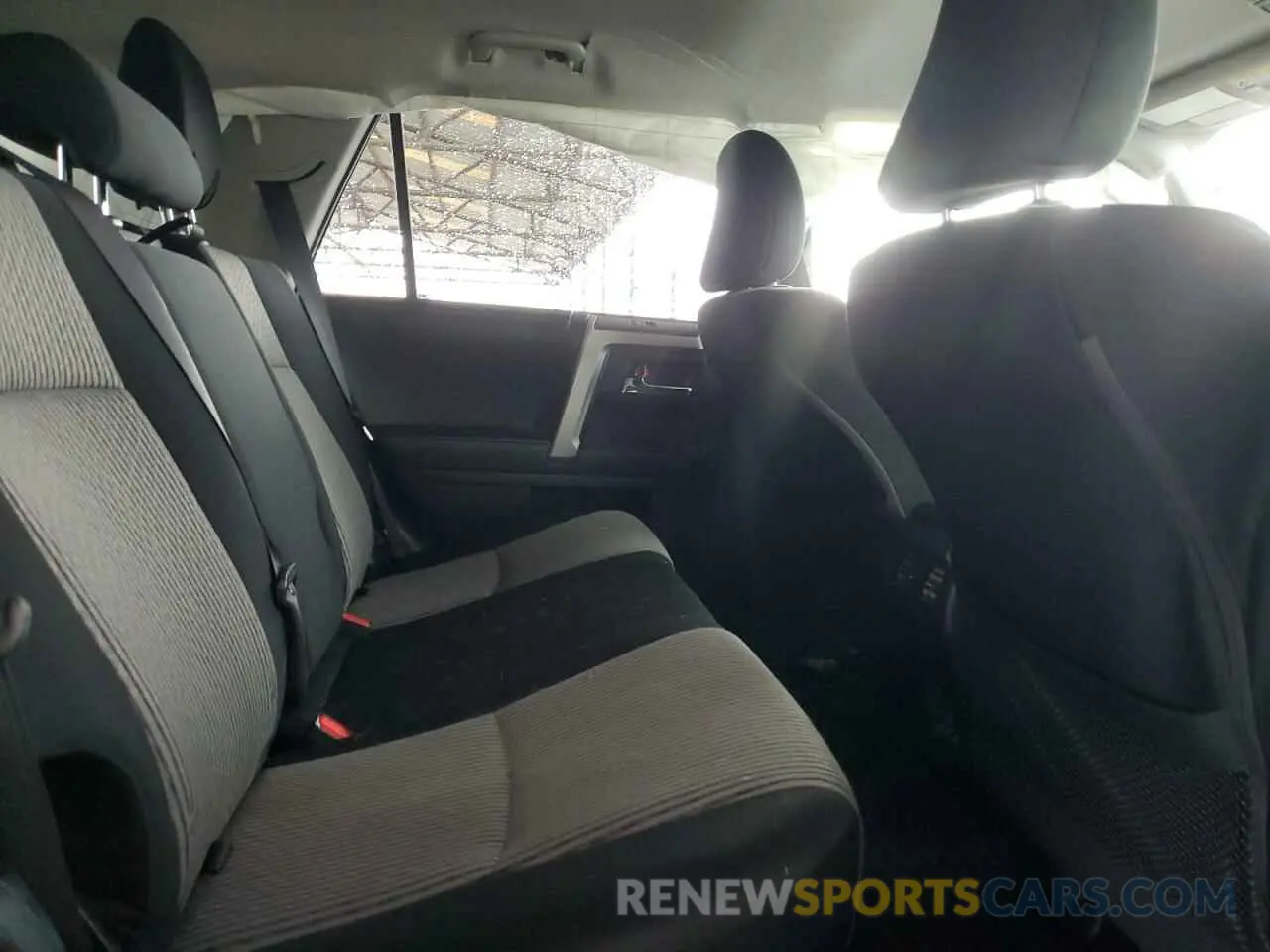 10 fotografías del automóvil dañado JTEMU5JR2N6063228 TOYOTA 4RUNNER 2022