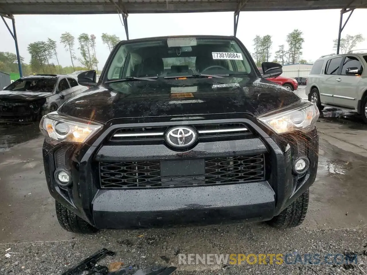 5 fotografías del automóvil dañado JTEMU5JR2N6063228 TOYOTA 4RUNNER 2022