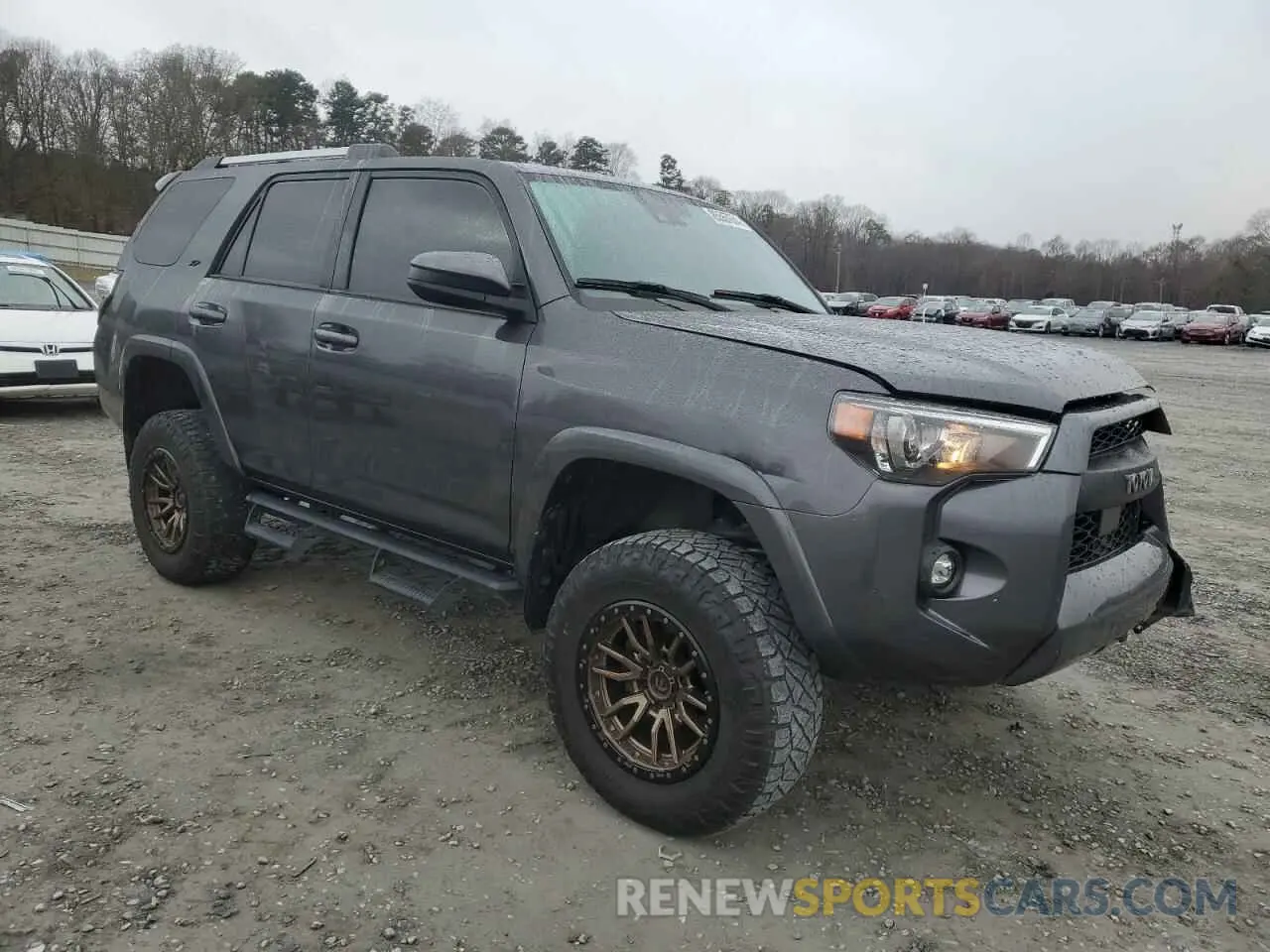 4 fotografías del automóvil dañado JTEMU5JR3N5991989 TOYOTA 4RUNNER 2022