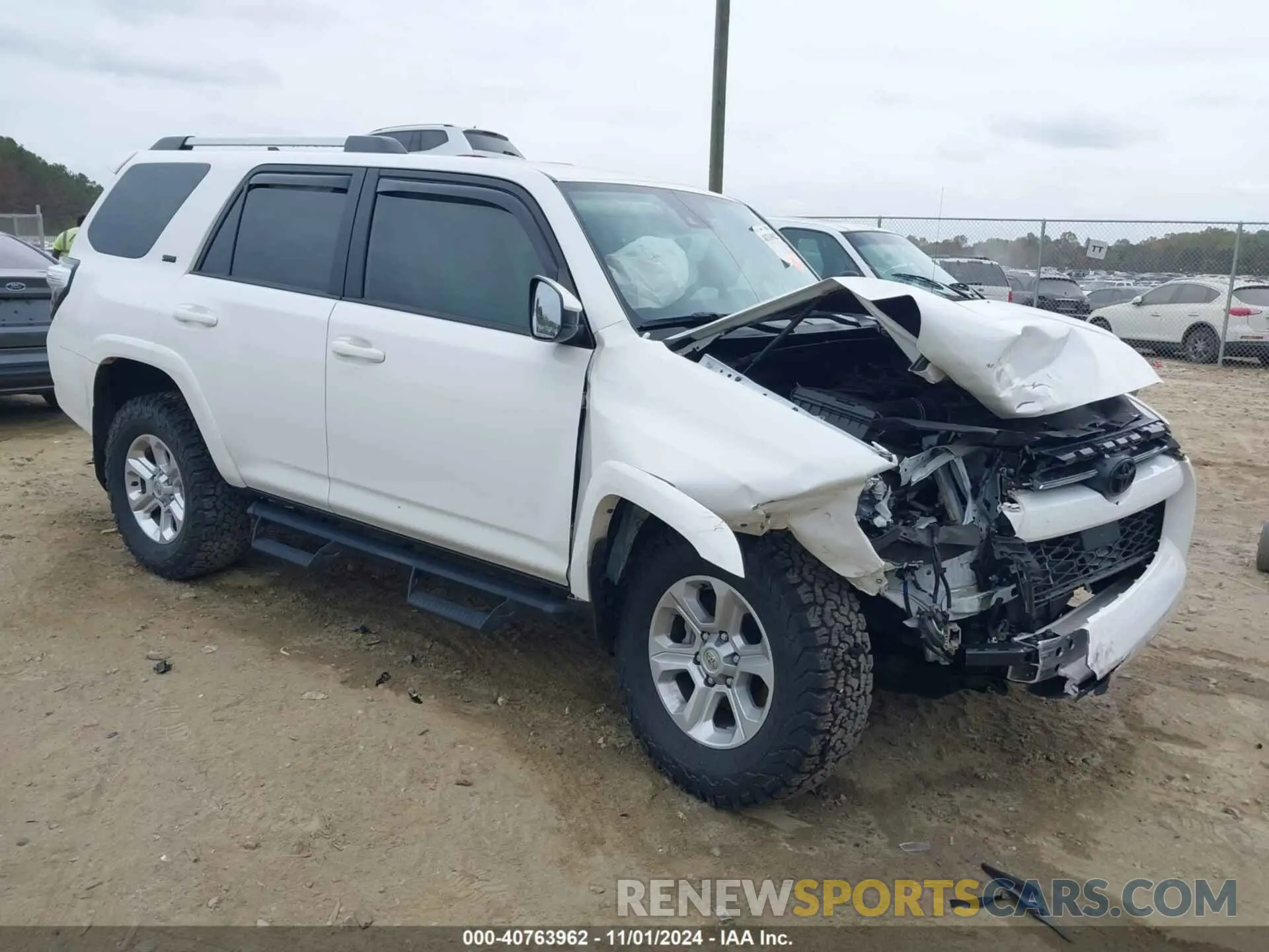 1 fotografías del automóvil dañado JTEMU5JR5N5978080 TOYOTA 4RUNNER 2022