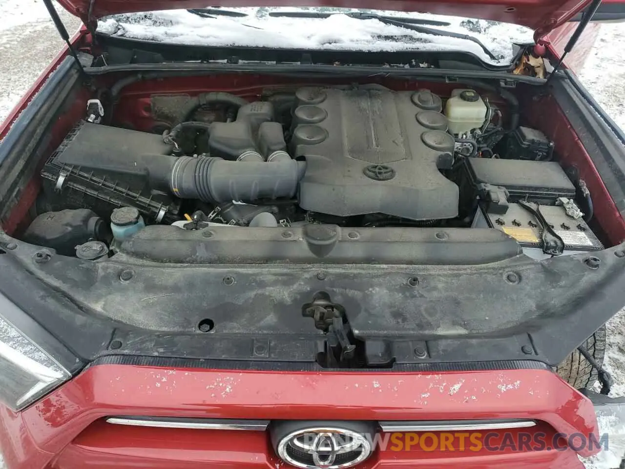 12 fotografías del automóvil dañado JTEMU5JR6N5987936 TOYOTA 4RUNNER 2022