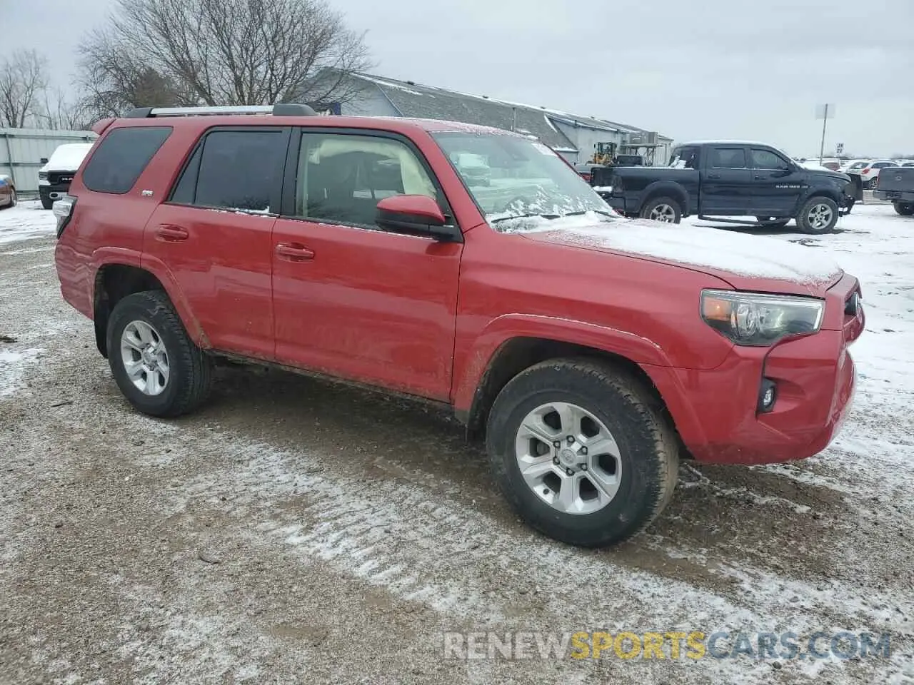 4 fotografías del automóvil dañado JTEMU5JR6N5987936 TOYOTA 4RUNNER 2022