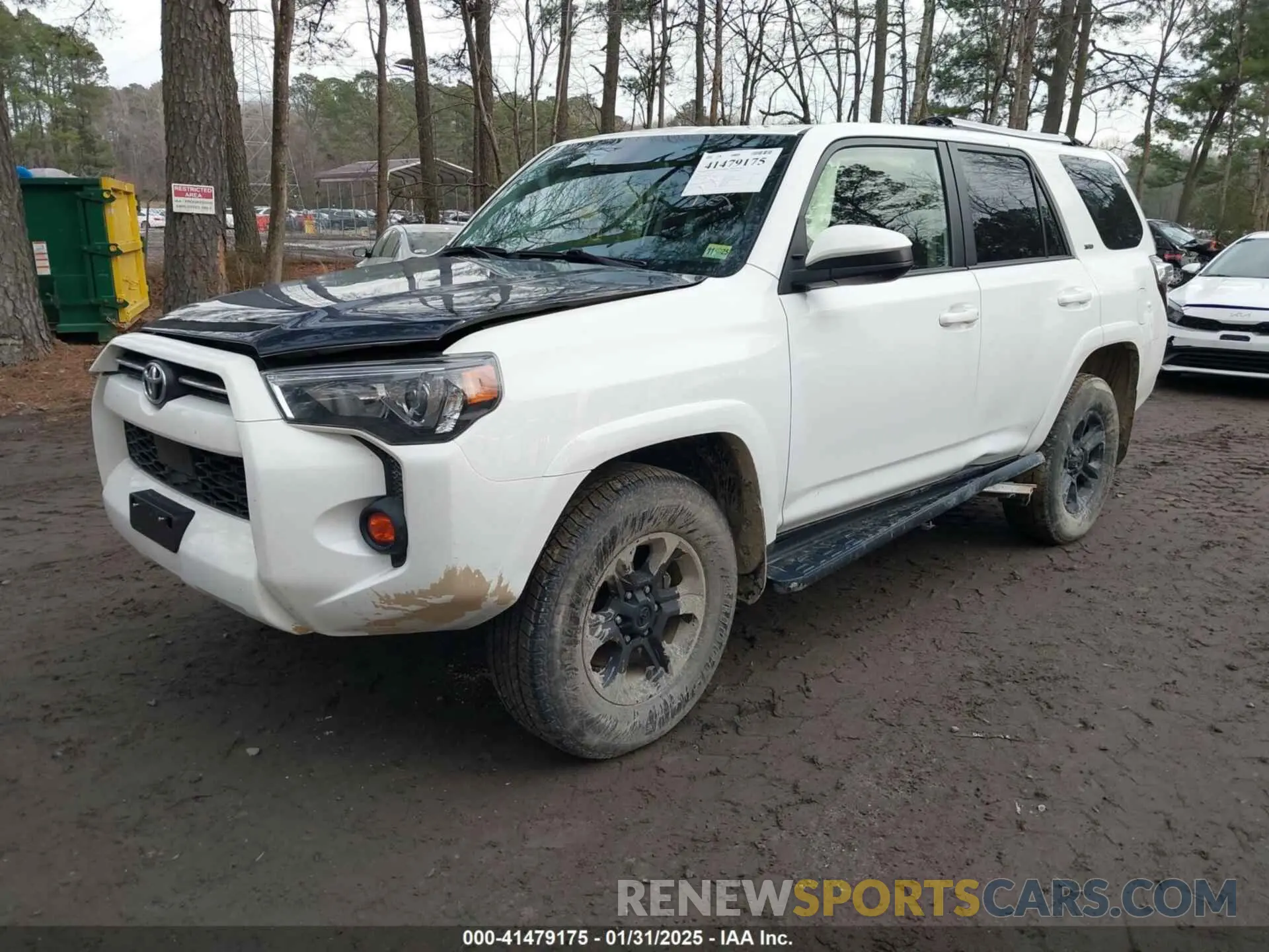 2 fotografías del automóvil dañado JTEMU5JR7N6063175 TOYOTA 4RUNNER 2022