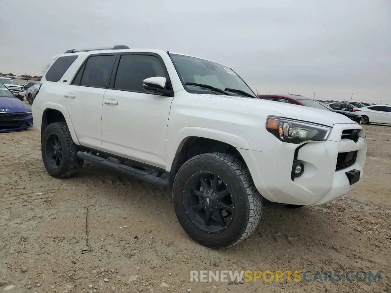 4 fotografías del automóvil dañado JTENU5JR0N6001430 TOYOTA 4RUNNER 2022