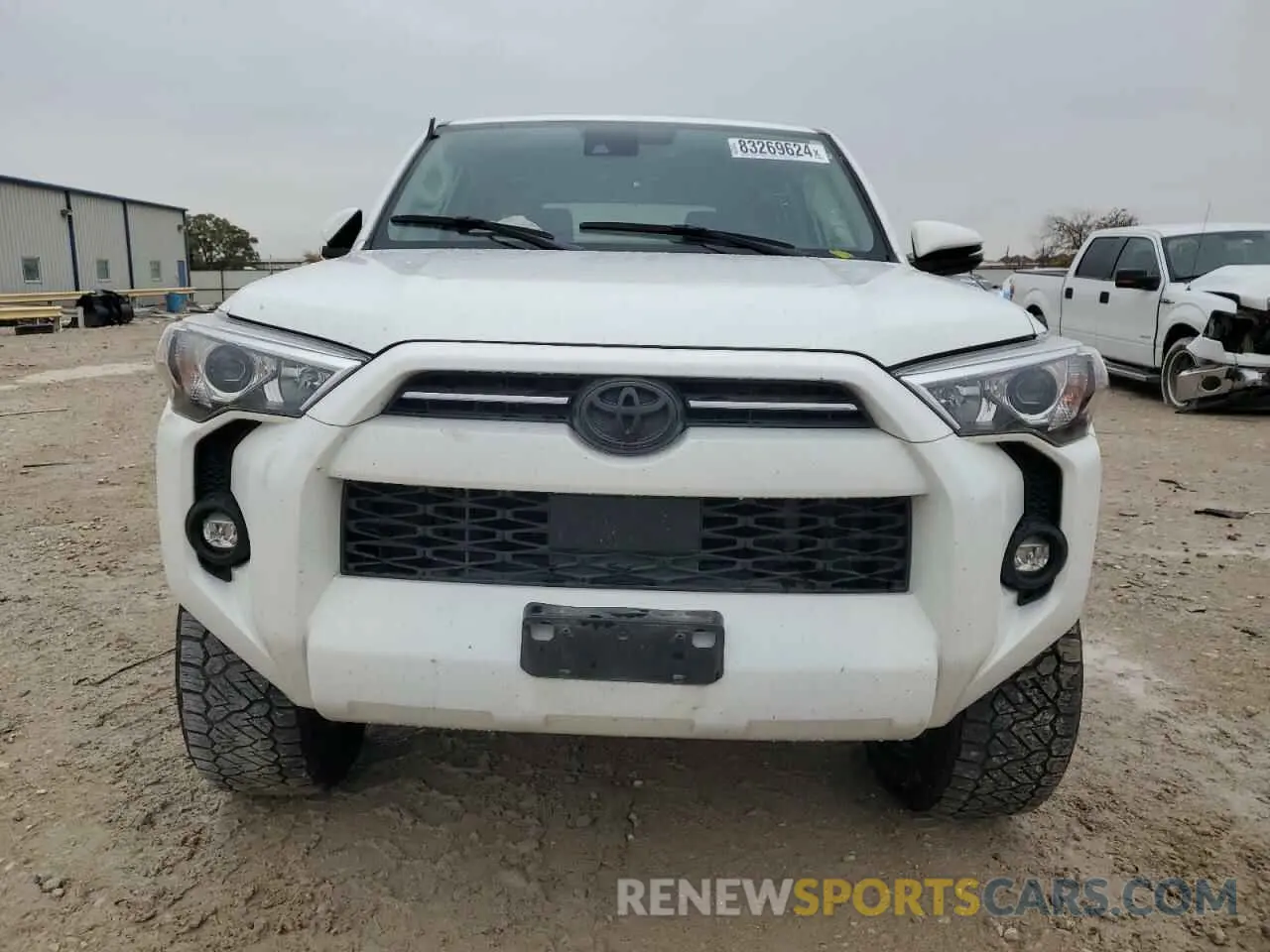 5 fotografías del automóvil dañado JTENU5JR0N6001430 TOYOTA 4RUNNER 2022