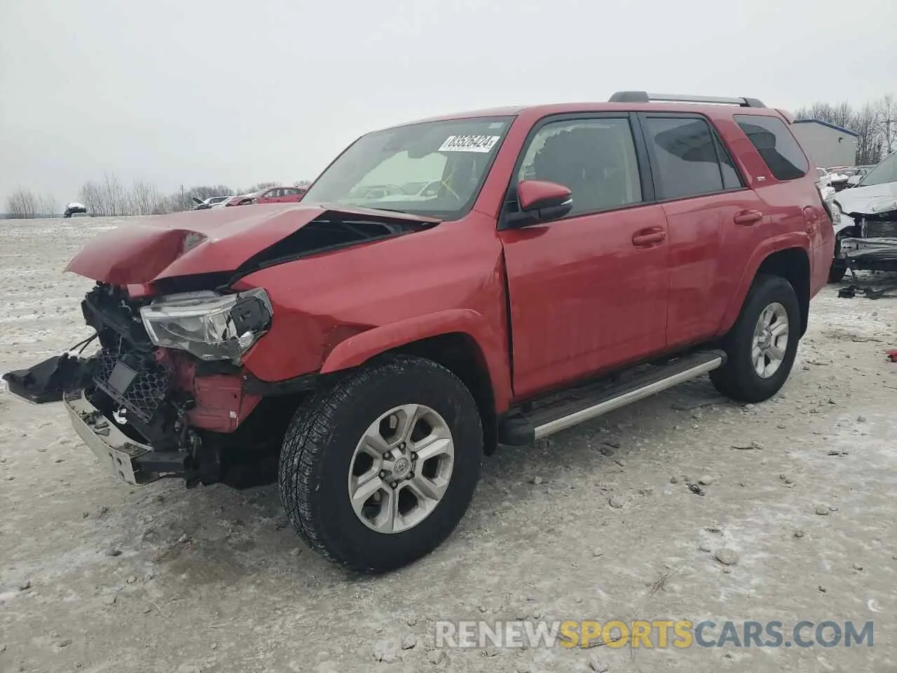 1 fotografías del automóvil dañado JTENU5JR1N6013456 TOYOTA 4RUNNER 2022