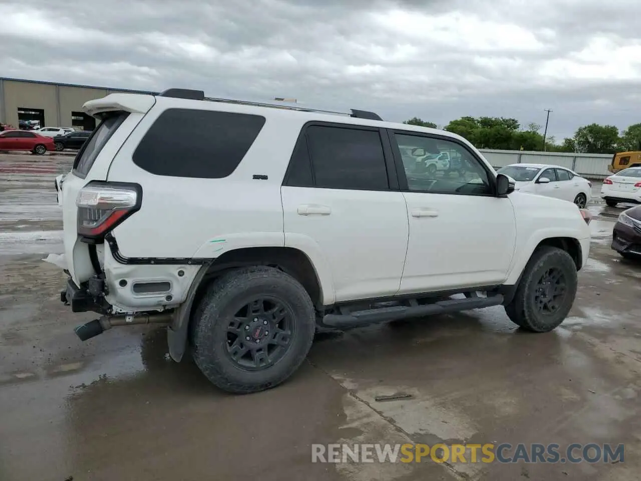 3 fotografías del automóvil dañado JTENU5JR2N6044523 TOYOTA 4RUNNER 2022