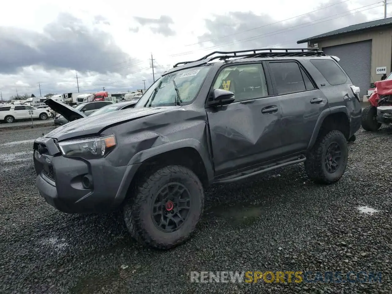 1 fotografías del automóvil dañado JTENU5JR3N6067471 TOYOTA 4RUNNER 2022