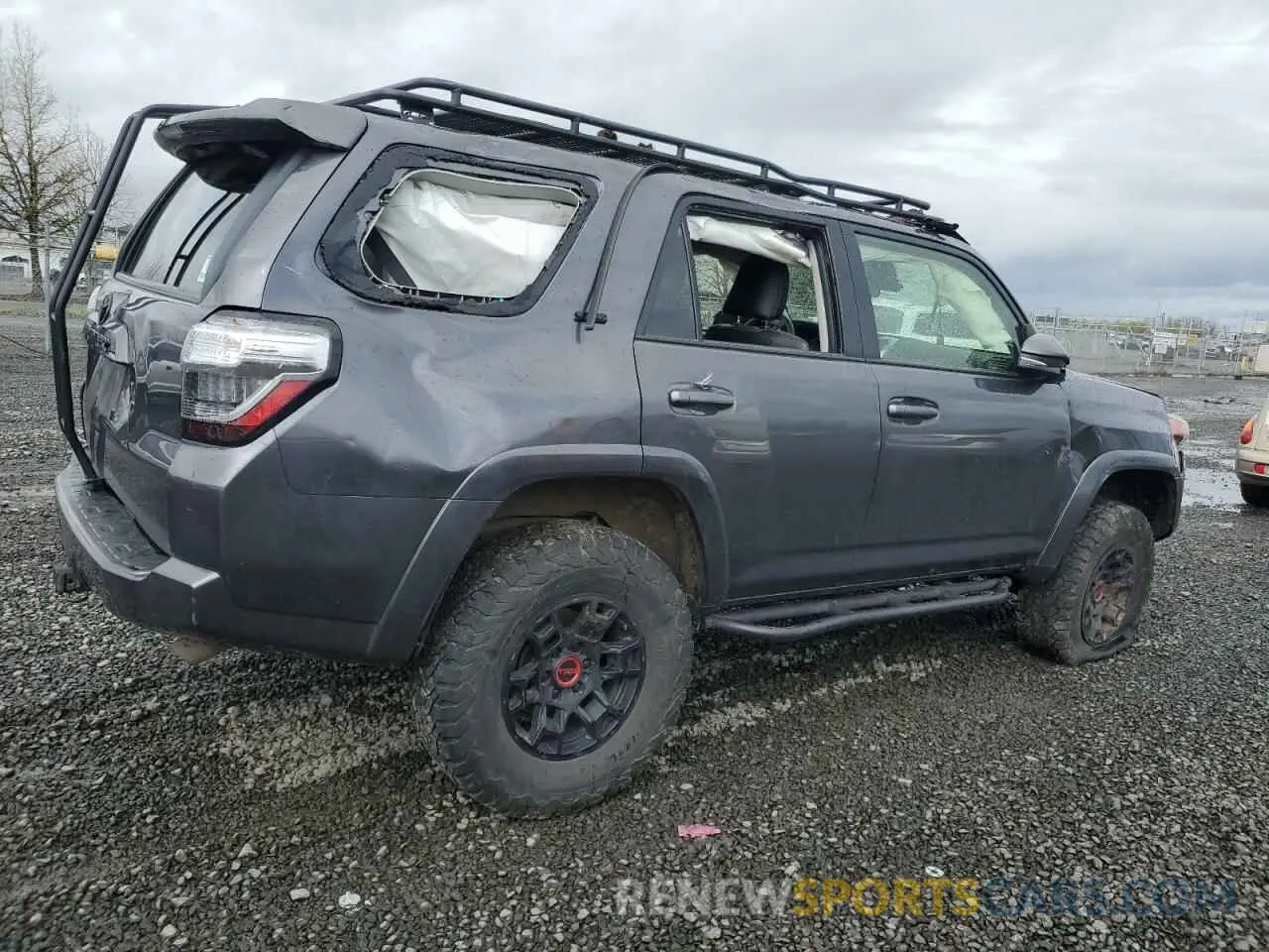 3 fotografías del automóvil dañado JTENU5JR3N6067471 TOYOTA 4RUNNER 2022