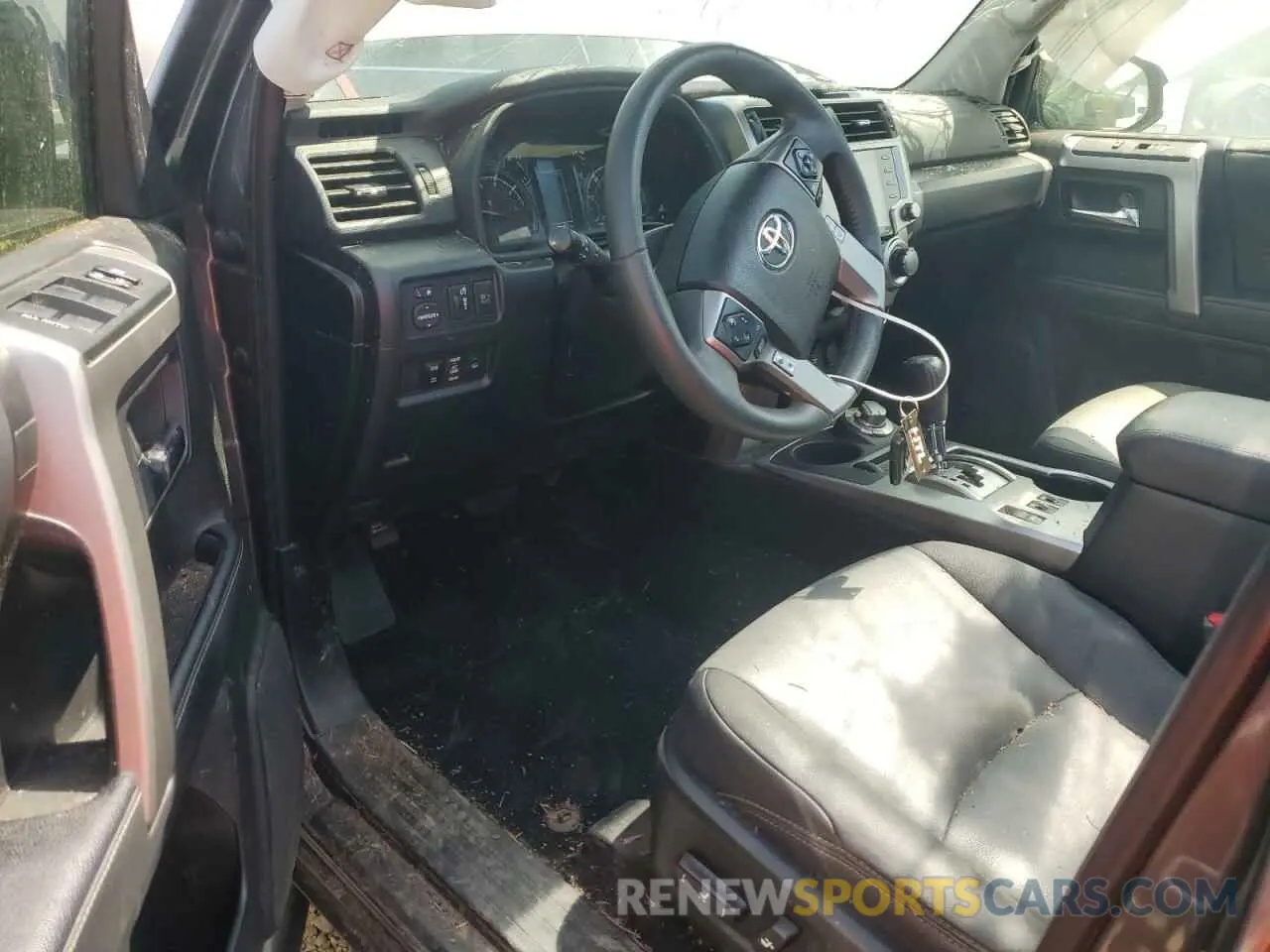 8 fotografías del automóvil dañado JTENU5JR3N6067471 TOYOTA 4RUNNER 2022
