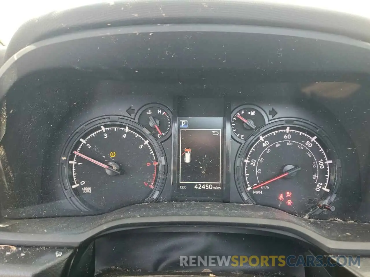 9 fotografías del automóvil dañado JTENU5JR3N6067471 TOYOTA 4RUNNER 2022