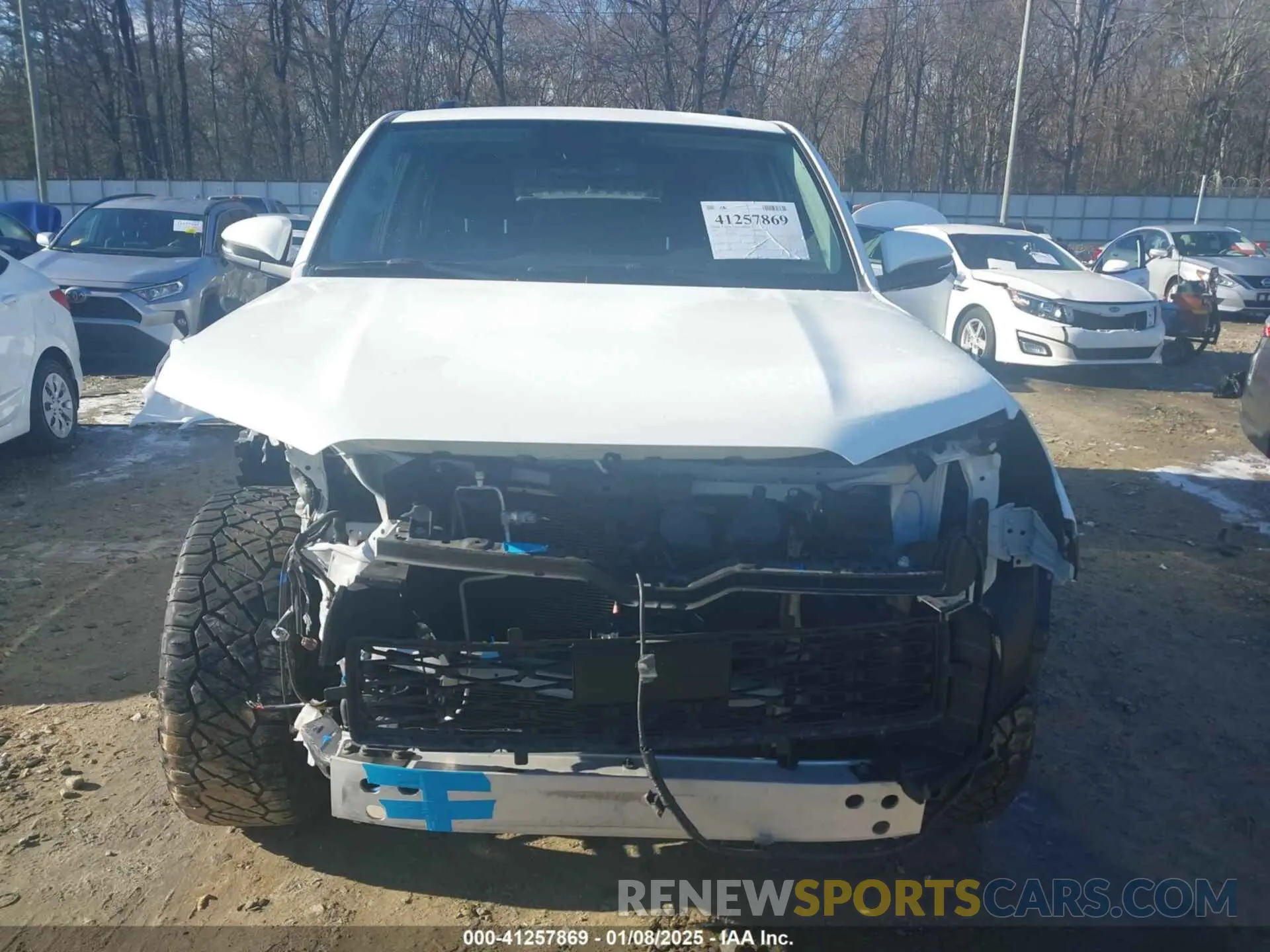 13 fotografías del automóvil dañado JTENU5JR3N6069821 TOYOTA 4RUNNER 2022