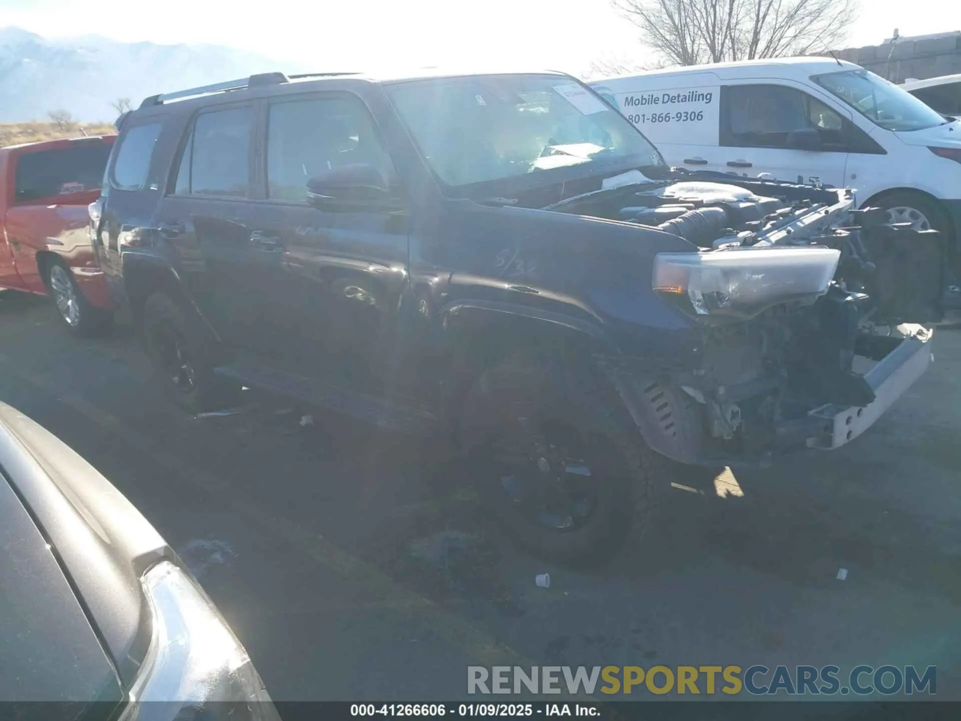1 fotografías del automóvil dañado JTENU5JR5N6064538 TOYOTA 4RUNNER 2022