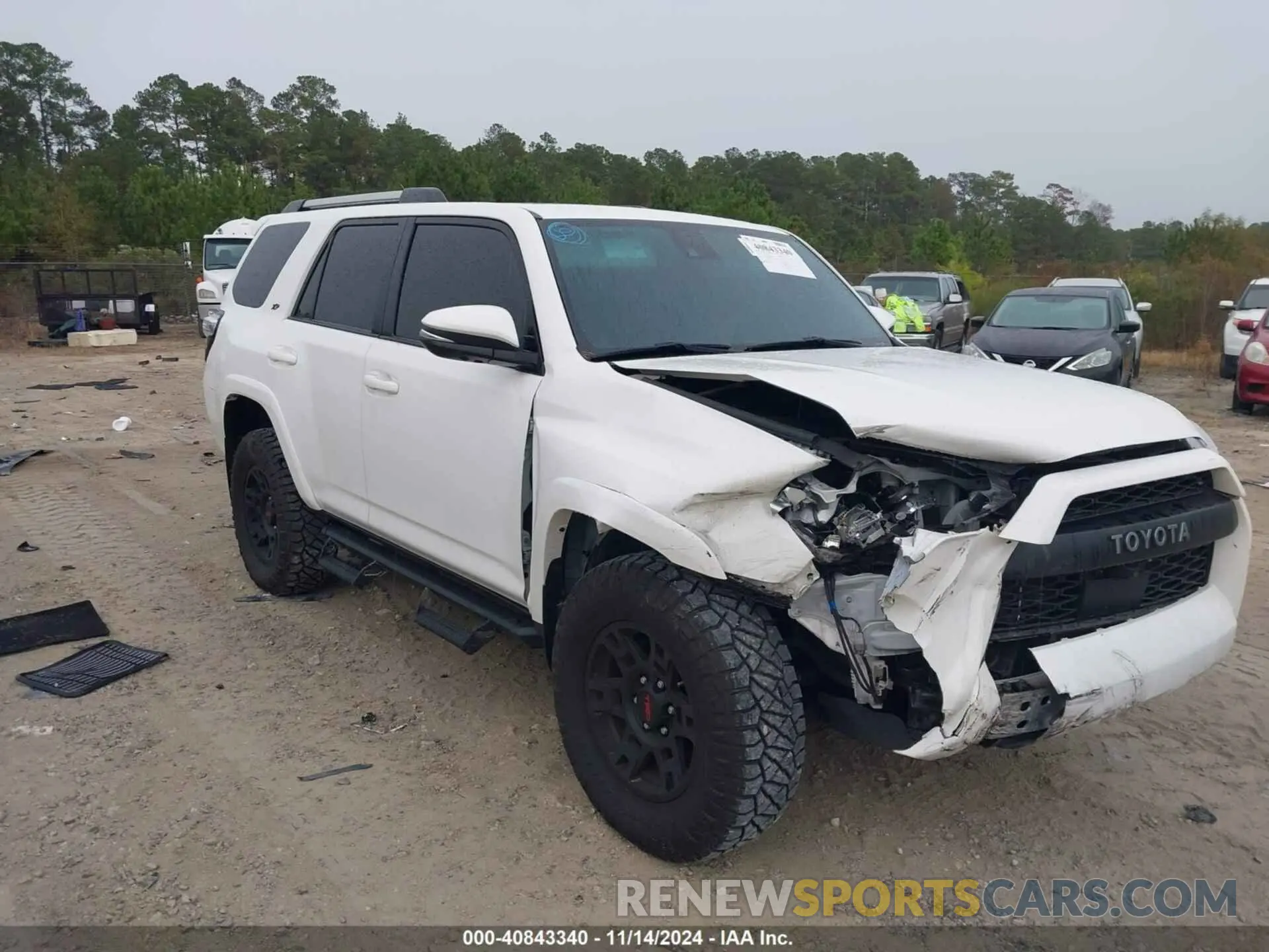 1 fotografías del automóvil dañado JTENU5JR6N5983860 TOYOTA 4RUNNER 2022