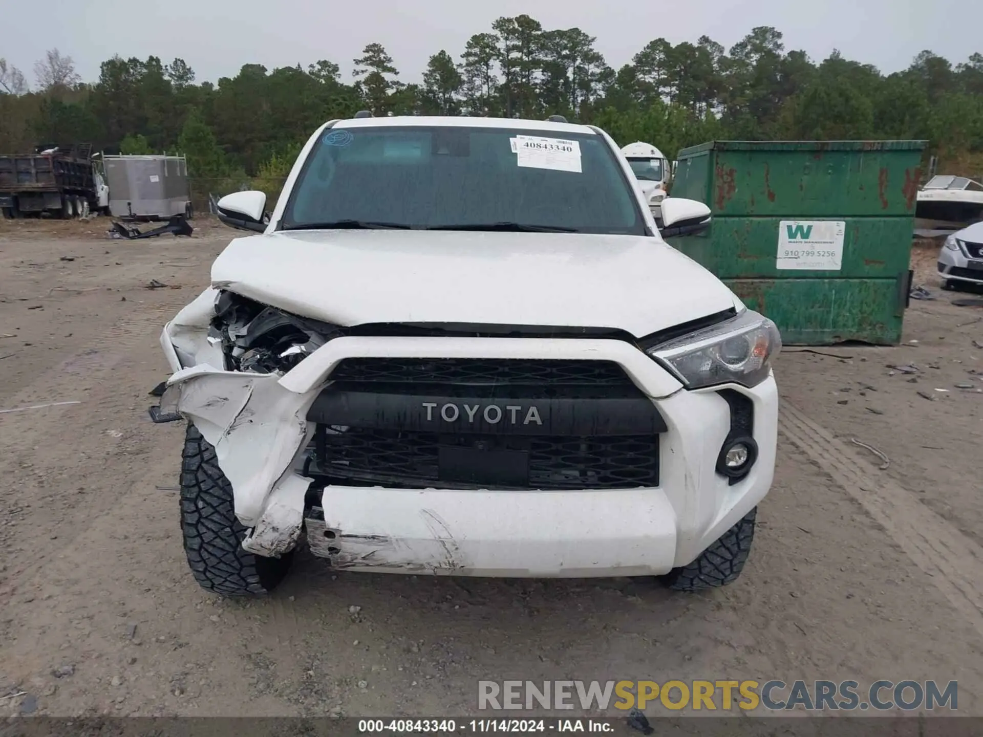 12 fotografías del automóvil dañado JTENU5JR6N5983860 TOYOTA 4RUNNER 2022