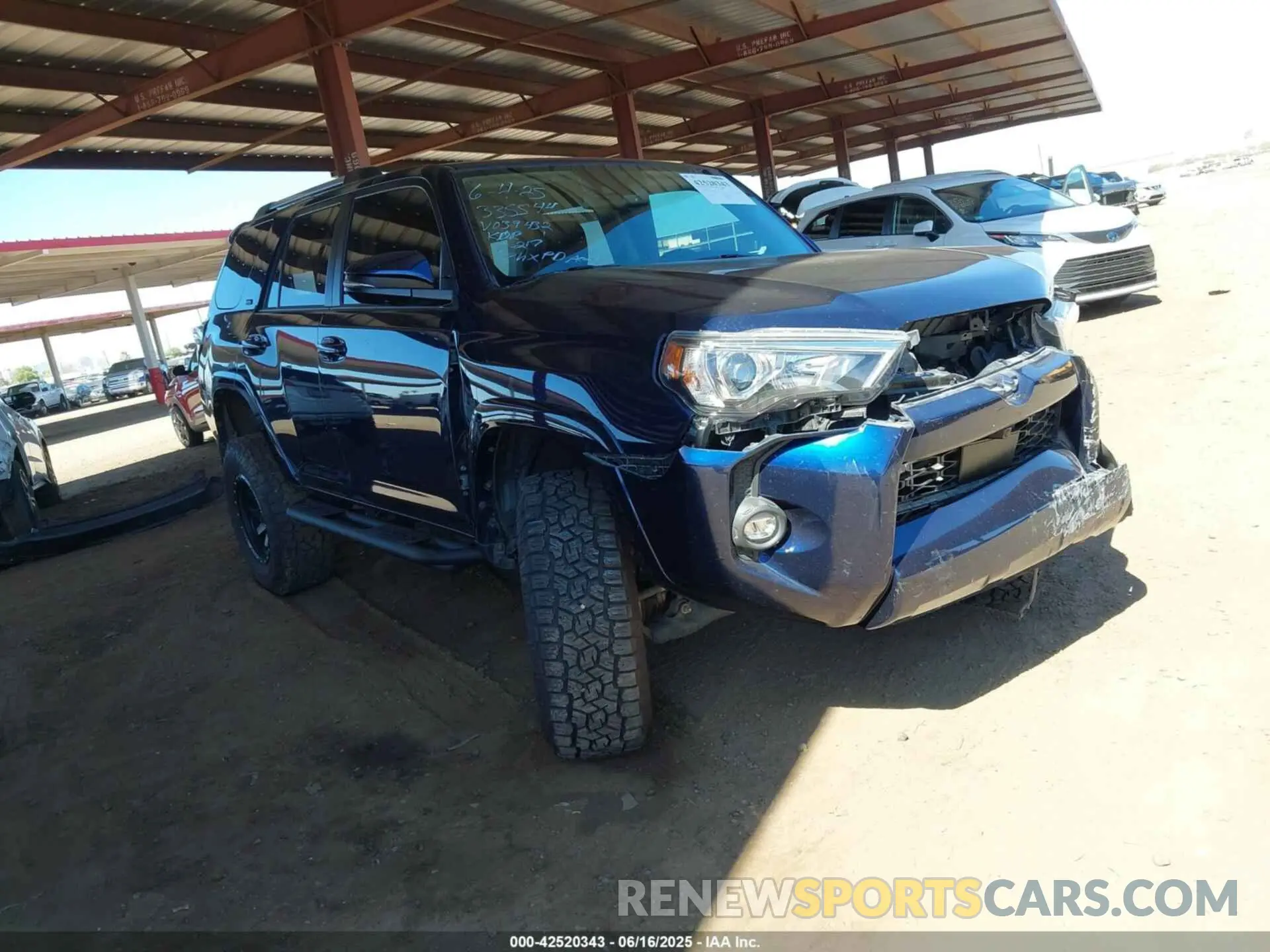 1 fotografías del automóvil dañado JTENU5JR7N6039432 TOYOTA 4RUNNER 2022