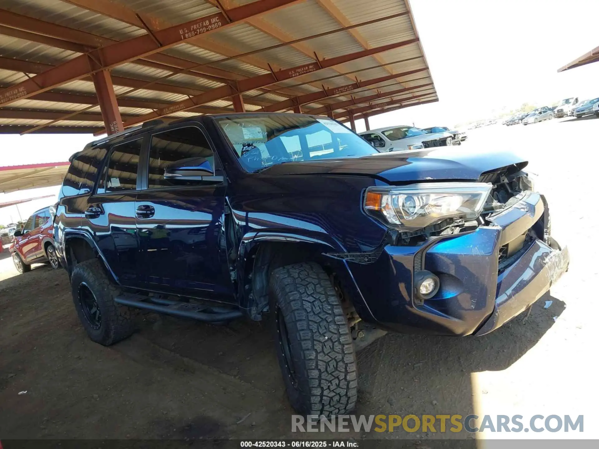17 fotografías del automóvil dañado JTENU5JR7N6039432 TOYOTA 4RUNNER 2022
