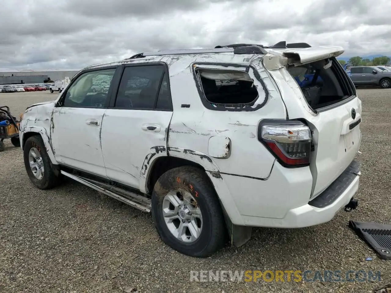 2 fotografías del automóvil dañado JTENU5JR8N6081270 TOYOTA 4RUNNER 2022