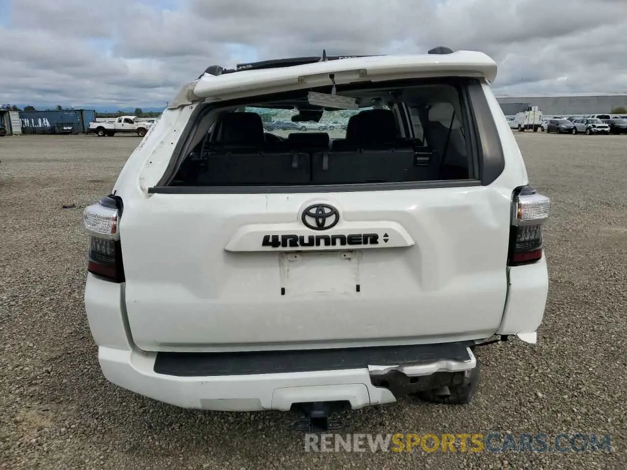6 fotografías del automóvil dañado JTENU5JR8N6081270 TOYOTA 4RUNNER 2022