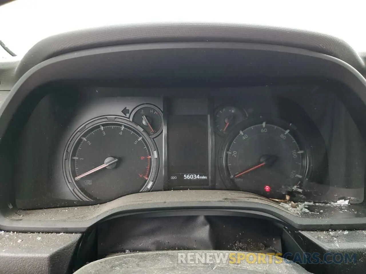 9 fotografías del automóvil dañado JTENU5JR8N6081270 TOYOTA 4RUNNER 2022