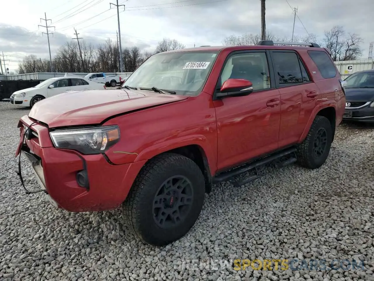 1 fotografías del automóvil dañado JTENU5JR9N6062811 TOYOTA 4RUNNER 2022