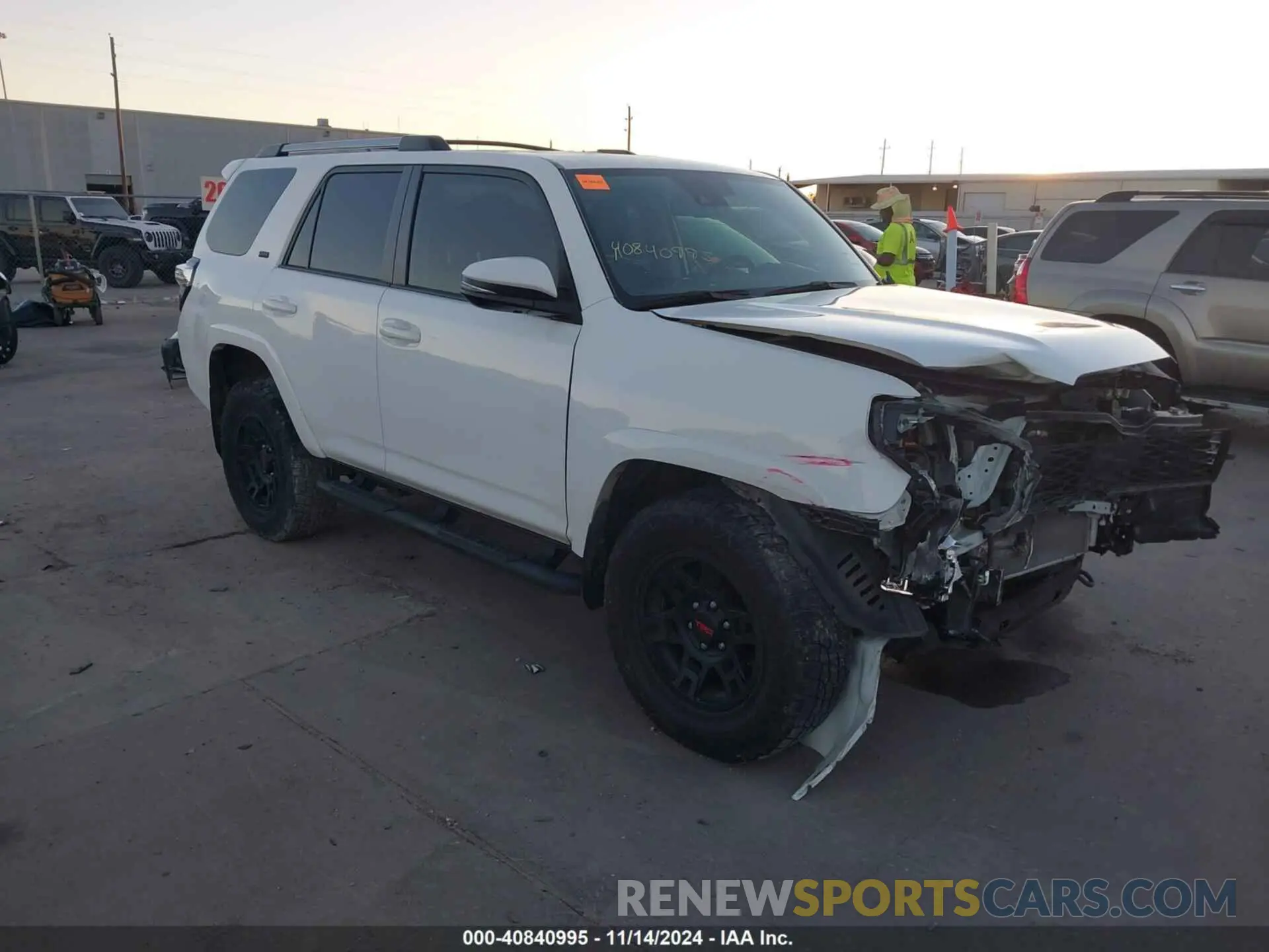 1 fotografías del automóvil dañado JTENU5JR9N6067989 TOYOTA 4RUNNER 2022
