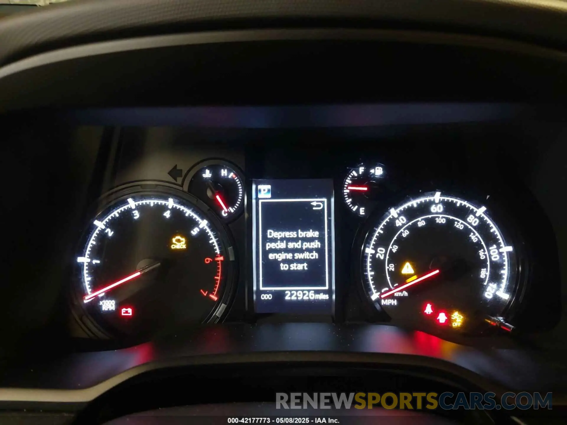 7 fotografías del automóvil dañado JTENU5JR9N6084064 TOYOTA 4RUNNER 2022
