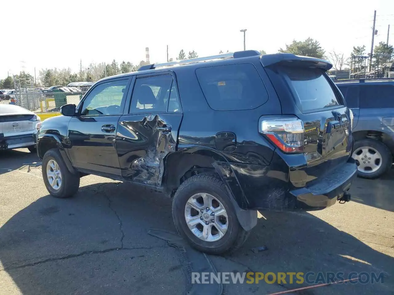 2 fotografías del automóvil dañado JTENU5JRXN5992514 TOYOTA 4RUNNER 2022