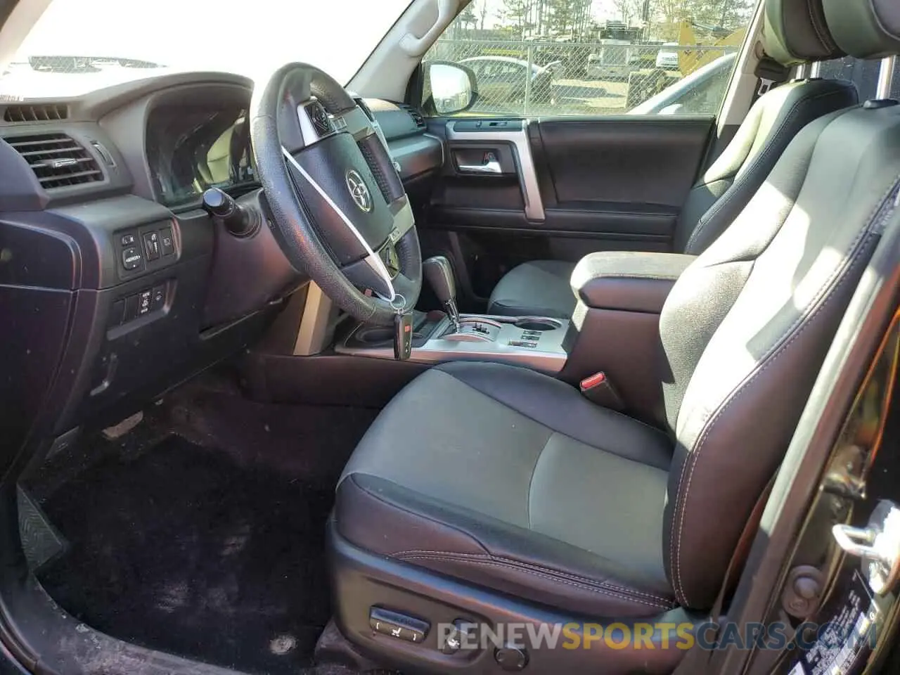 7 fotografías del automóvil dañado JTENU5JRXN5992514 TOYOTA 4RUNNER 2022