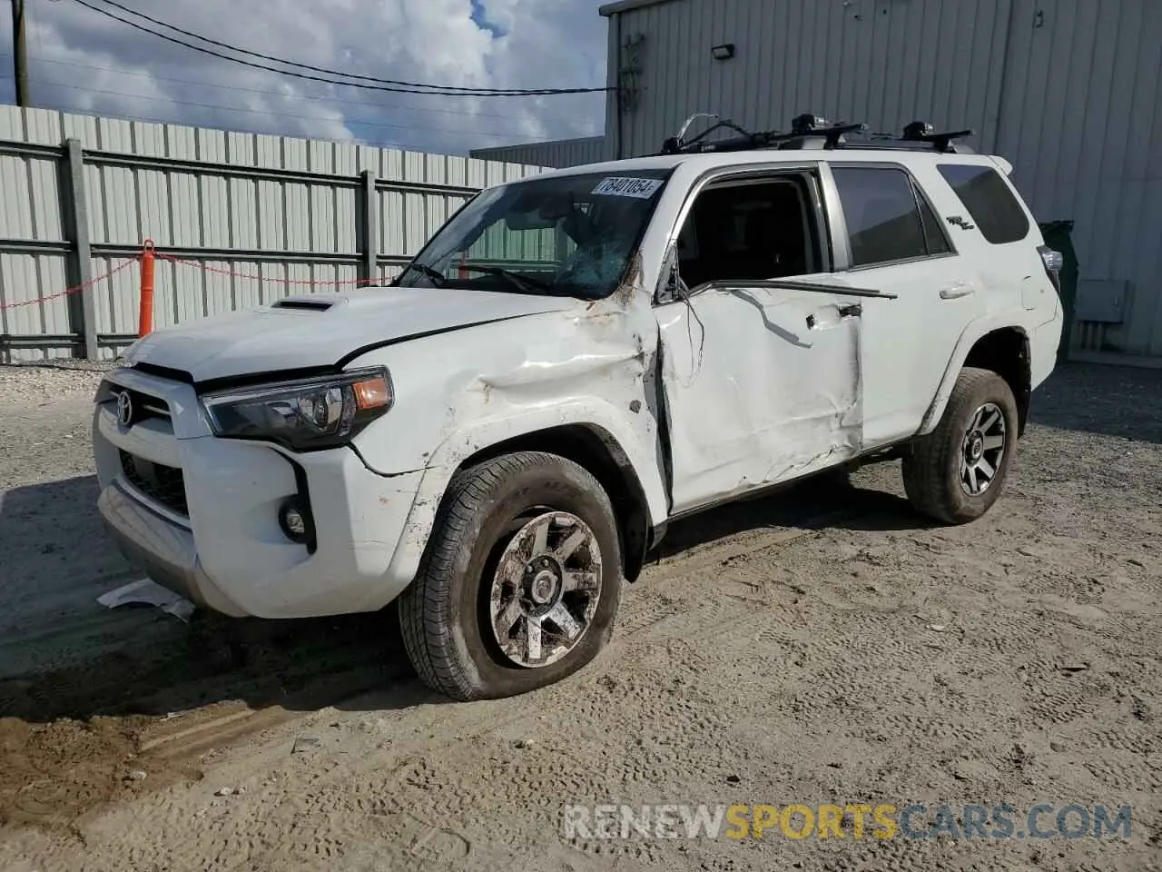 1 fotografías del automóvil dañado JTEPU5JR0N6002019 TOYOTA 4RUNNER 2022