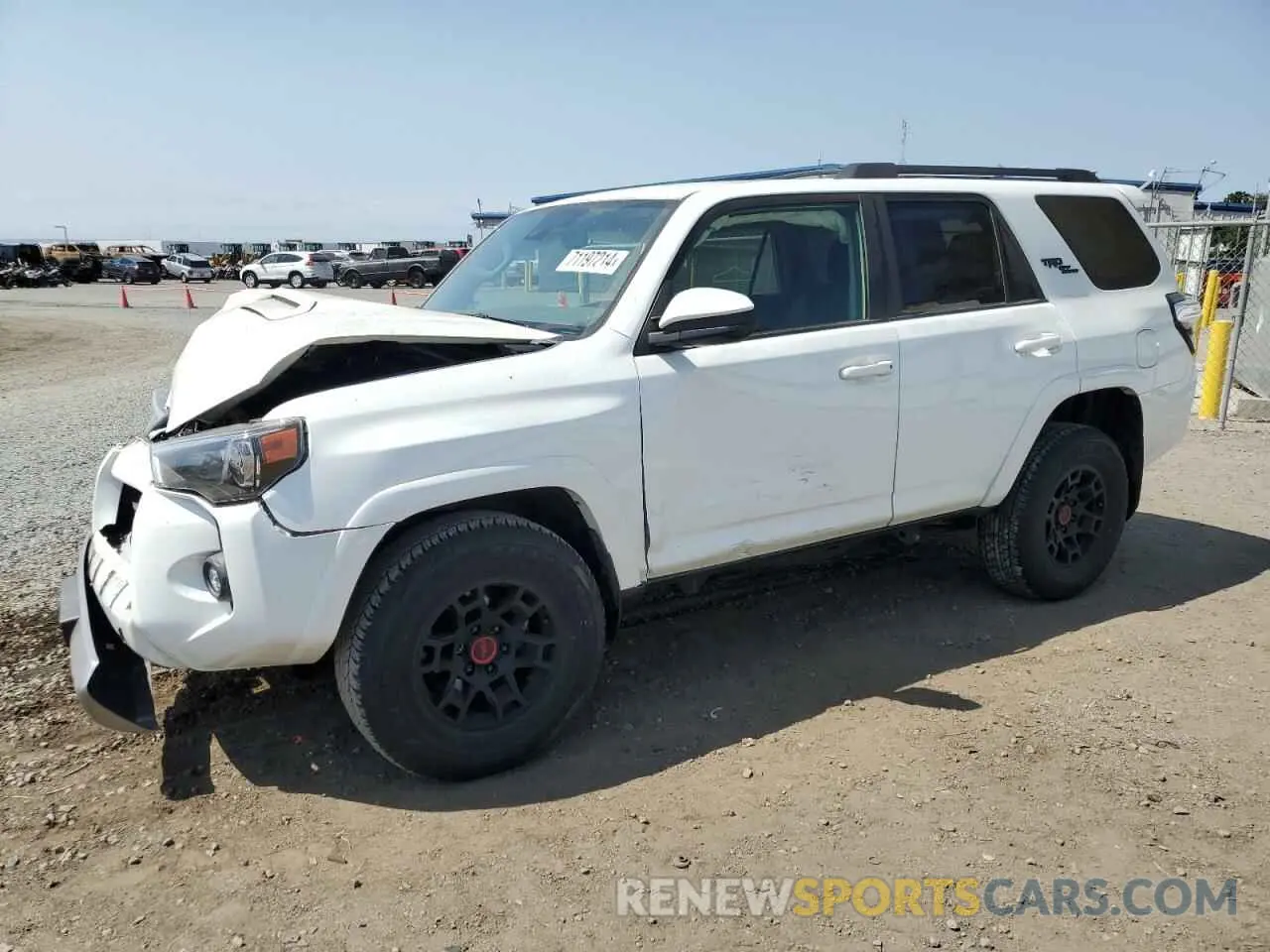 1 fotografías del automóvil dañado JTEPU5JR0N6006846 TOYOTA 4RUNNER 2022