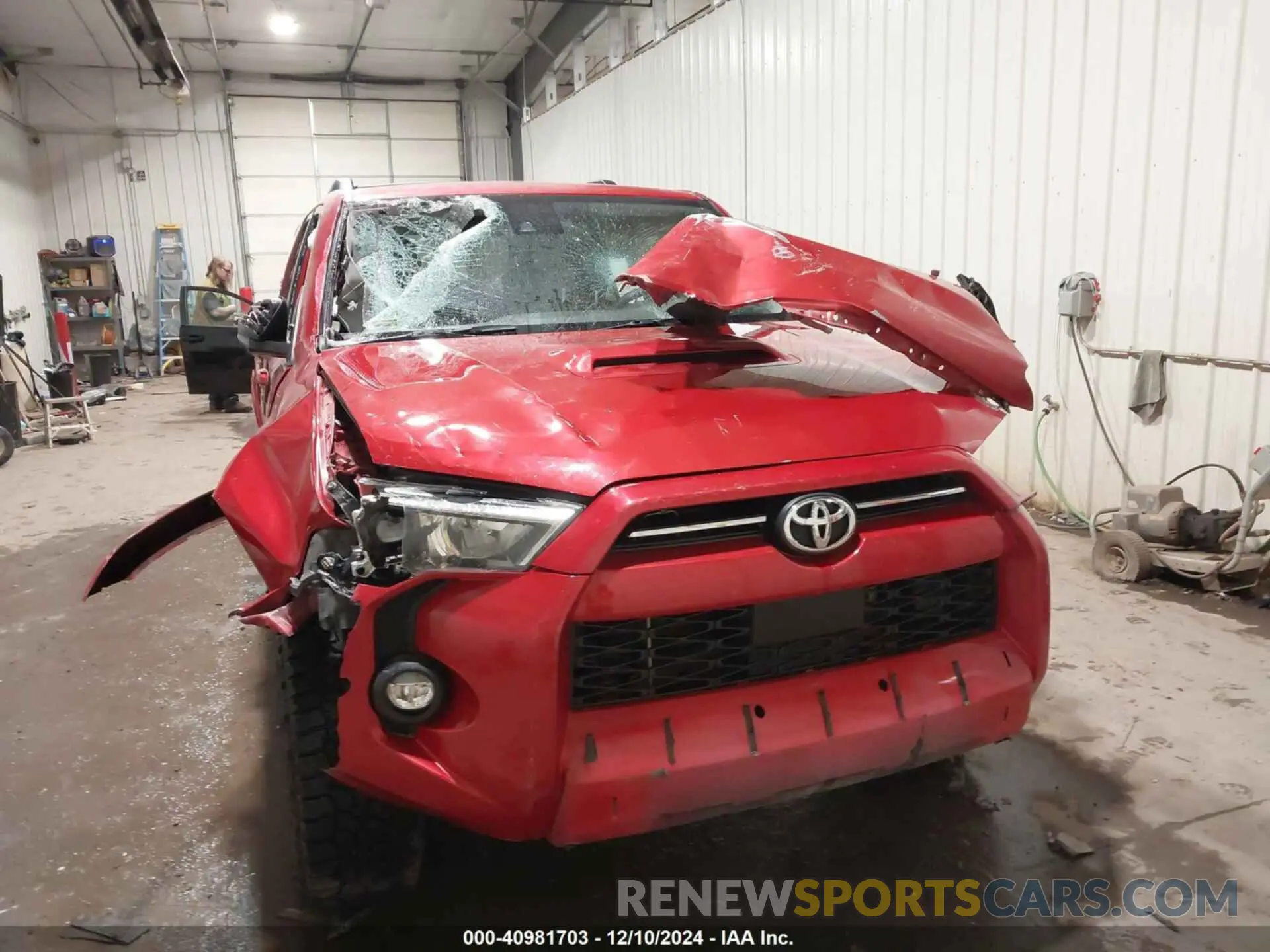 6 fotografías del automóvil dañado JTEPU5JR1N6051181 TOYOTA 4RUNNER 2022