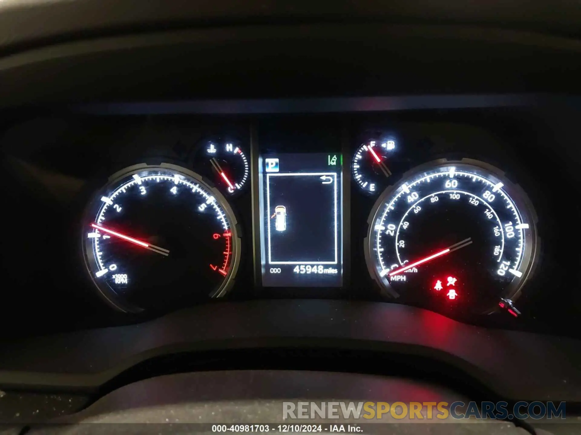 7 fotografías del automóvil dañado JTEPU5JR1N6051181 TOYOTA 4RUNNER 2022