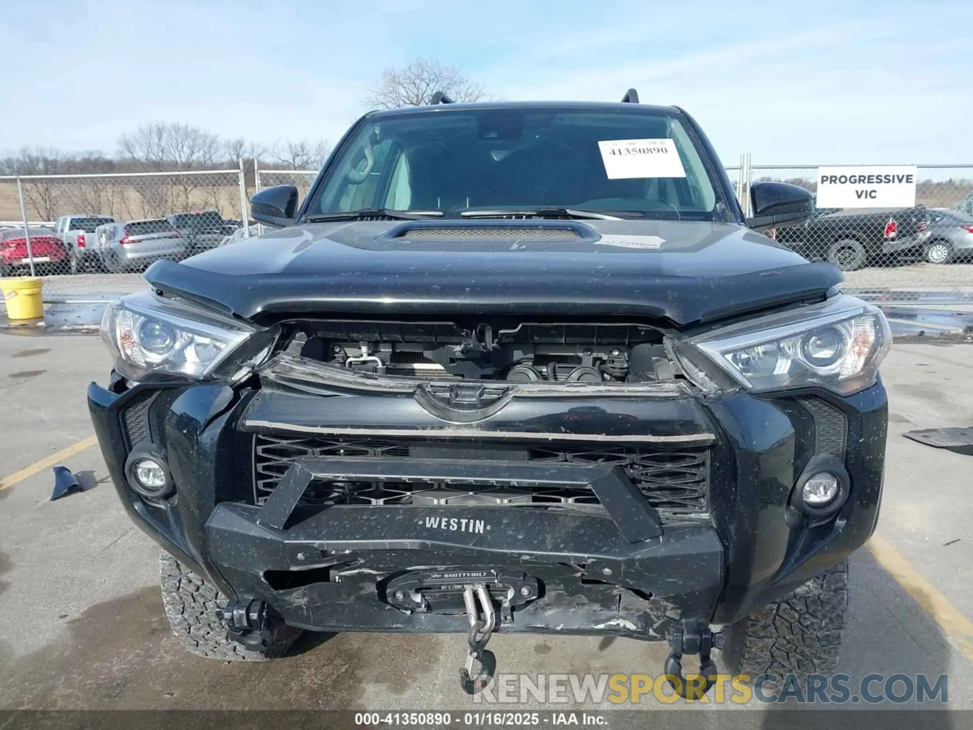 12 fotografías del automóvil dañado JTEPU5JR4N6020524 TOYOTA 4RUNNER 2022