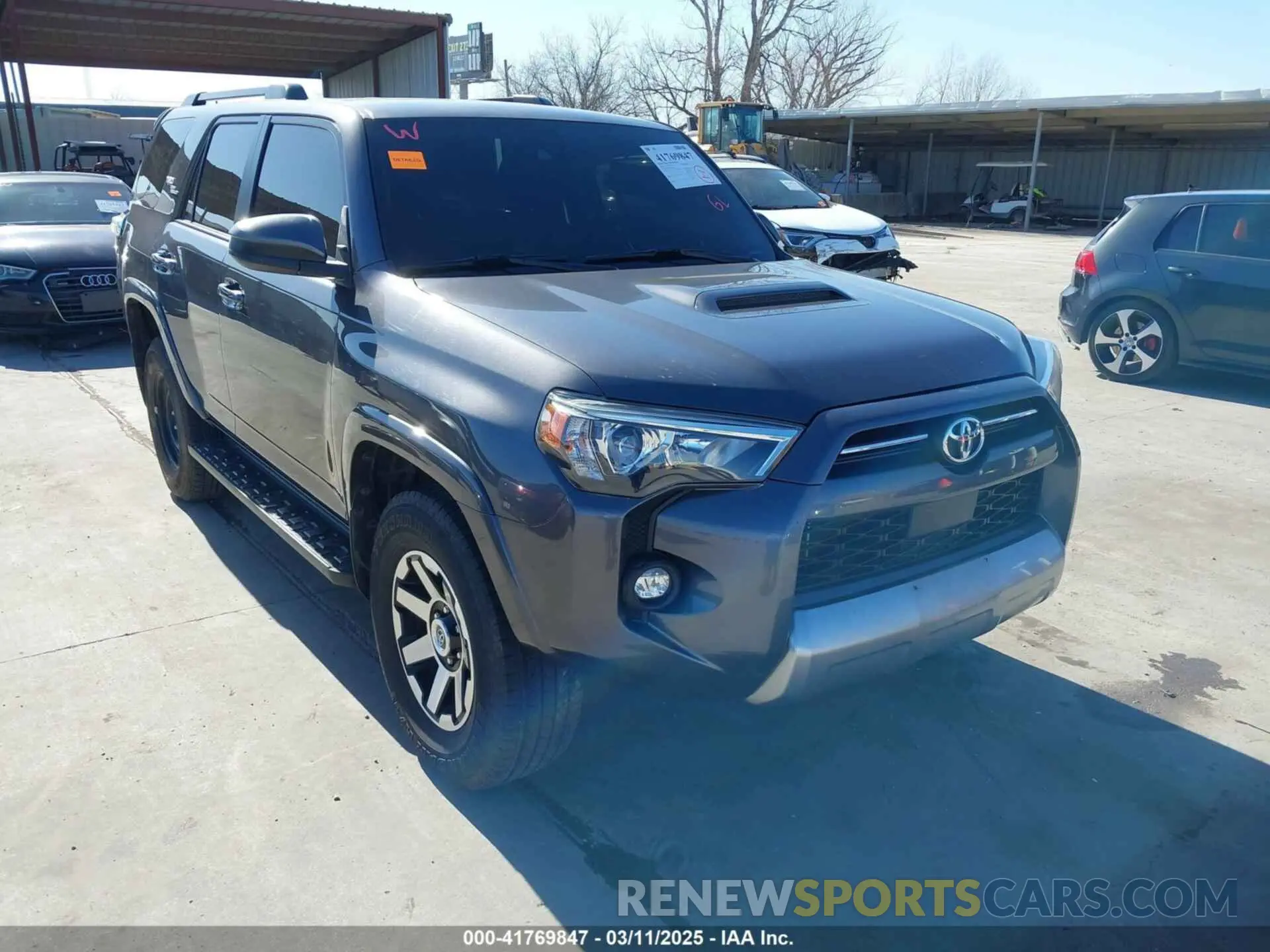 1 fotografías del automóvil dañado JTEPU5JR4N6020930 TOYOTA 4RUNNER 2022